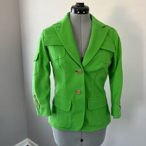 Diane Von Furstenberg Green Women's Blazer